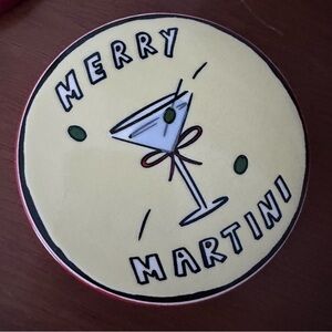 Anthropologie Merry Martini Coaster NWT